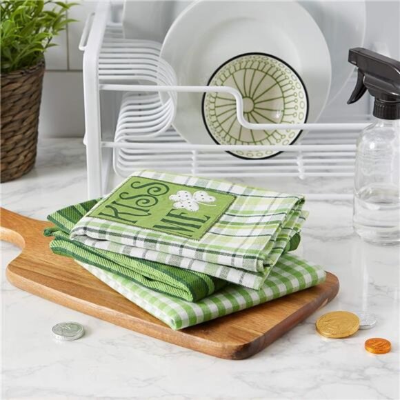 St. Patrick's Day Kitchen Collection, St. Patty's Day, Dishtowel Set - Picture 5 of 7